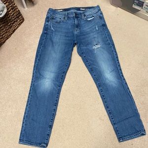 Gap girlfriend jeans.